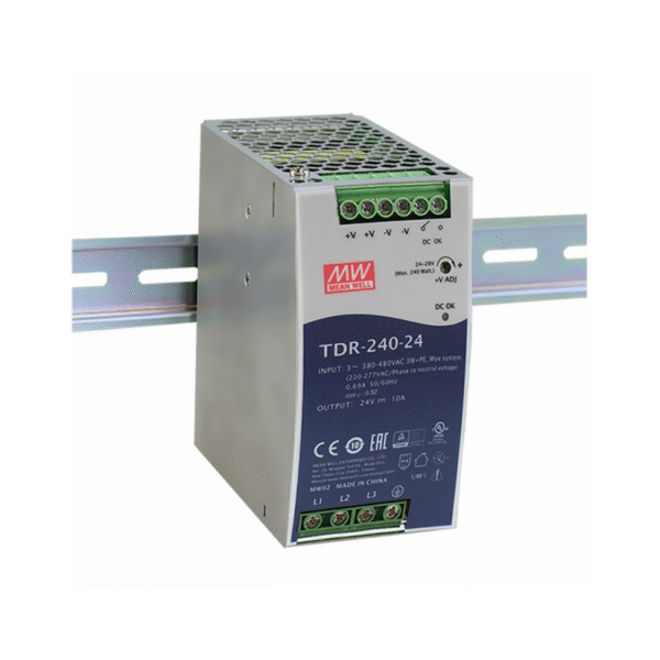 Mean Well TDR-240 Series DIN Rail Power Supply