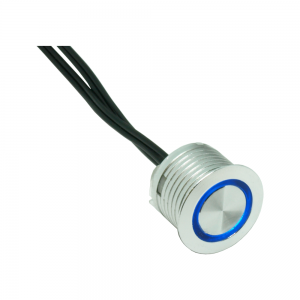 LED touch dimmer switch silver illuminated