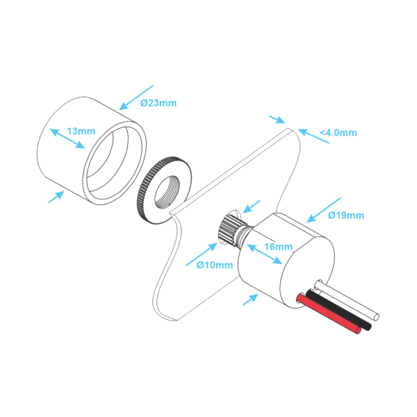Tiny Dimmer Dimensions