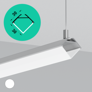 LED Profile - Hanging | Diamond | 3030S - 3m