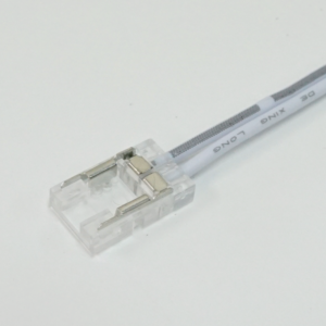 LED COB Strip Light Connector 8mm 2-Way IP20 | Wire to Strip