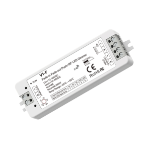 Single Colour Soft Start Receiver / Controller 8A (RF Remote, PUSH Dimmer) | V1-F