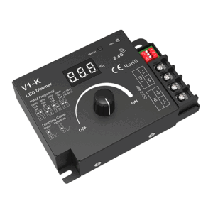 Single Colour Receiver / Controller 20A (Rotary & RF Remote Dimmer) | V1-K